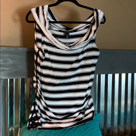 White House Black Market Tops - Beautiful black and white top